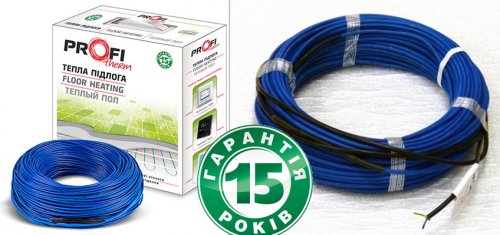 Купити Кабель ProfiTherm 19 двожильний 3300 Вт 175 м Нагрівальні кабелі Slims в стяжку Тепла підлога в Києві vannaja.kiev.ua
