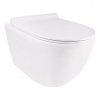 Купить Унитаз подвесной безободковый с сиденьем микролифт Qtap QT Jay WHI 5176 QT07335176W в Киеве vannaja.kiev.ua