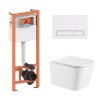 инсталляция унитаз квадратный набор Qtap QT05335172W48181 подвесной туалет Crow Ultra Quiet 520x360x290 + комплект инсталляции Nest 4 в 1 (линейная клавиша White) Купить инсталляция унитаз квадратный набор Qtap QT05335172W48181 подвесной туалет Crow Ultra Quiet 520x360x290 + комплект инсталляции Nest 4 в 1 (линейная клавиша White) в Киеве vannaja.kiev.ua