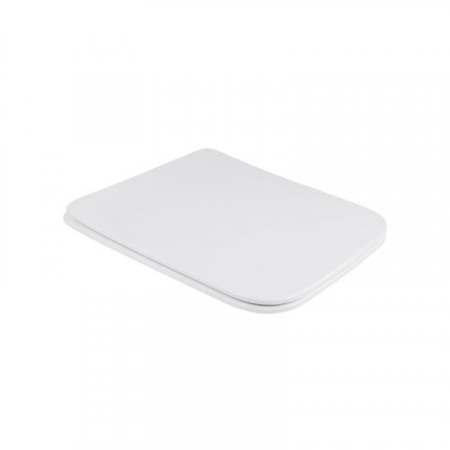 Купити Сидіння для унітазу Kalao з мікроліфтом Slim Duroplast, Quick relase 345х445х45 mm White Qtap в Києві vannaja.kiev.ua