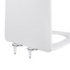 Купити Сидіння для унітазу Kalao з мікроліфтом Slim Duroplast, Quick relase 345х445х45 mm White Qtap в Києві vannaja.kiev.ua