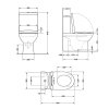 Купить Унитаз напольный Qtap Scorpio Ultra Quiet безободковый с сиденьем Soft-Close MATT BLACK QT14226088AMB в Киеве vannaja.kiev.ua