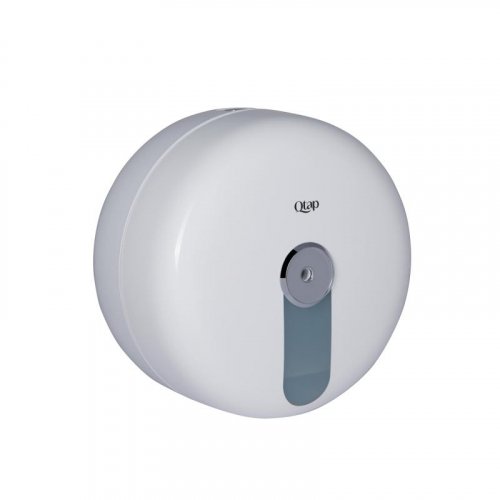 Диспенсер для бумажных полотенец круглый с замком барабан Qtap Domů 17202WH White Купить Диспенсер для бумажных полотенец круглый с замком барабан Qtap Domů 17202WH White в Киеве vannaja.kiev.ua