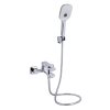 Купить Смеситель для ванны Qtap Gemini (c душевым гарнитуром) QTGEM259CRM45681 Chrome в Киеве vannaja.kiev.ua
