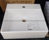 Купити Керамічна раковина 40 см Artceram Quadro white glossy QUL005 01; 00 білий глянець в Києві vannaja.kiev.ua