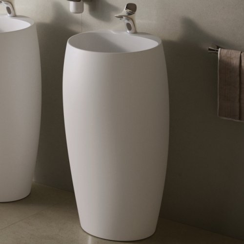 Купить RAK Ceramics CLOFS5001AWHA CLOUD Напольная раковина белый глянец монолитная в Киеве vannaja.kiev.ua