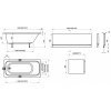 Купить Ravak C741000000 Chrome 170х75 Ванна Акриловая прямоугольная 170x75 Цвет - Белоснежный 741000000 в Киеве vannaja.kiev.ua