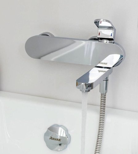 Купити Ravak CR 022.00 Chrome Змішувач для Ванни Настінний Колір - Хром 150 мм 022.00 / 150 X070042 в Києві vannaja.kiev.ua
