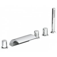 Черная Душевая кабина Qtap Taurus BLA1099SC6 90х90 см стекло 6 мм Clear без поддона TAUBLA1099SC6
