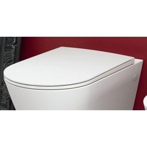 Купить Сидушка крышка Rak RESC0004 Resort/Tonique Duroplast SLIM Soft Close Quick Release Цвет Белая в Киеве vannaja.kiev.ua