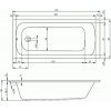 Купити Ванна RIHO B044001005 Rima BB32 акрилова 180x80 в Києві vannaja.kiev.ua