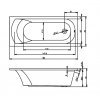 Купить Riho BB60 MIAMI 160x70 Акриловая прямоугольная Чехия BB6000500000000  в Киеве vannaja.kiev.ua