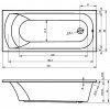 RIHO B061001005 MIAMI BB64 Ванна Акриловая Прямоугольная 180х80 см Цвет Белый b061 Купить RIHO B061001005 MIAMI BB64 Ванна Акриловая Прямоугольная 180х80 см Цвет Белый b061 в Киеве vannaja.kiev.ua