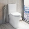 Купить Компакт унитаз с сиденьем Soft Close RST17AWHA + RST10AWHA + RESC0004 RAK Ceramics белый без оправы с плотным присоединением к стене в Киеве vannaja.kiev.ua