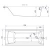 Купить ванна из акрила качественная 150x70 см Cersanit S301-120 Korat + ножки PW01 S301120 в Киеве vannaja.kiev.ua