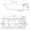 ванна церсанит акриловая Cersanit Nao S301-243 Прямоугольная 160x70 см с ножками S301243 Купить ванна церсанит акриловая Cersanit Nao S301-243 Прямоугольная 160x70 см с ножками S301243 в Киеве vannaja.kiev.ua
