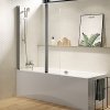 Купить Шторки на ванну EASY NEW, подвійна 140Х115 в Киеве vannaja.kiev.ua