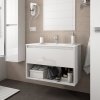 Купить Salgar 81305 Noja 800 тумба мебель для ванной комнаты с раковиной 810х460 цвет белый глянцець в Киеве vannaja.kiev.ua