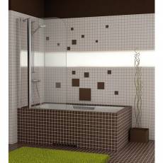Купить SanSwiss SLB13G1205007 Swing Line Шторка на Ванну 150 * 120 см Левосторонний Вариант Стекло - 6 мм Швейцария в Киеве vannaja.kiev.ua