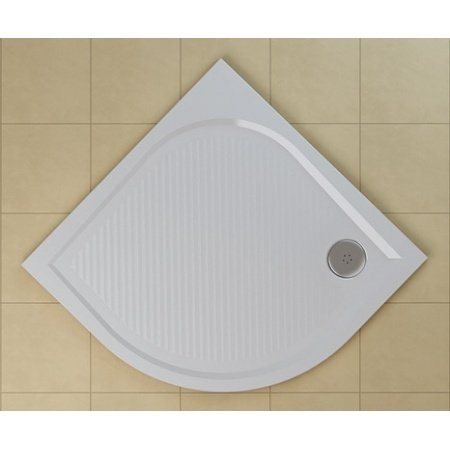 Купить SanSwiss WMR55090004 Ronal MerbleMate Душевой Поддон R-90 Полукруглый Швейцария в Киеве vannaja.kiev.ua