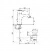 Змішувач для раковини EMMEVI TIFFANY SC6003 Купити Змішувач для раковини EMMEVI TIFFANY SC6003 в Києві vannaja.kiev.ua