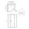 Купити Душова кабіна Qtap Scorpio CRM10115-AC6 100x100 см, скло Clear 6 мм, покриття CalcLess, без піддону SCOCRM10115AC6 в Києві vannaja.kiev.ua