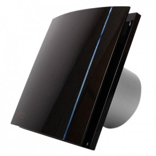 Купити Soler & Palau SILENT-100 CZ BLACK DESIGN 4C Вентилятор в Ванну чорний Малошумний Витяжний 5210607400 в Києві vannaja.kiev.ua
