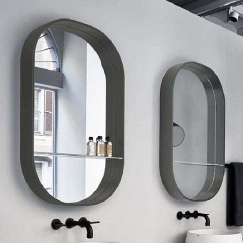 Дзеркало Cielo Arcadia 67x107 см, зі скляною поличкою та підсвічуванням, Cemento (SPEOML CM) Купити Дзеркало Cielo Arcadia 67x107 см, зі скляною поличкою та підсвічуванням, Cemento (SPEOML CM) в Києві vannaja.kiev.ua