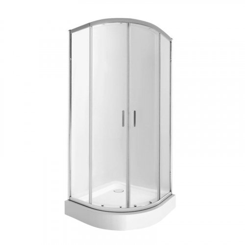 Купить Набор Qtap душевая кабина Taurus CRM1099AC6 Clear 2020x900x900 мм + поддон Robin 309912C 90x90x12 см с сифоном в Киеве vannaja.kiev.ua