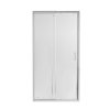 Купить Душевая дверь в нишу Qtap Taurus CRM209-1.C6 90-100x185 см стекло Clear 6 мм покрытие CalcLess TAUCRM2091C6 в Киеве vannaja.kiev.ua