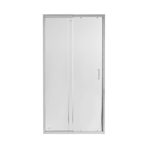 Купить Душевая дверь в нишу Qtap Taurus CRM209-1.C6 90-100x185 см стекло Clear 6 мм покрытие CalcLess TAUCRM2091C6 в Киеве vannaja.kiev.ua