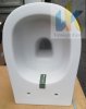 Купить Белый матовый подвесной унитаз Artceram TEV006 05;00 TEN безободковый TEV0060500 с крышкой для унитаза soft-close, белая матовая TEV006 05; 00 + TEA011 05 в Киеве vannaja.kiev.ua