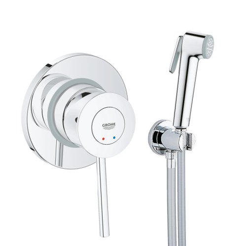 Купити Комплект гігієнічного душу Grohe BauClassic UA11104801 гігієнічні души скритого монтажу кран грое в Києві vannaja.kiev.ua