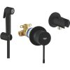 смеситель на биде с гигиеническим душем Grohe Essence, черный матовый UA111197243 Купить смеситель на биде с гигиеническим душем Grohe Essence, черный матовый UA111197243 в Киеве vannaja.kiev.ua