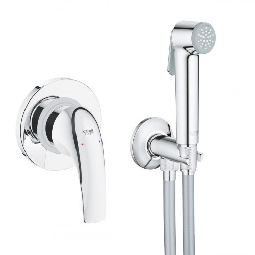 Купити Комплект гігієнічного душу Grohe BauCurve UA12104400 в Києві vannaja.kiev.ua