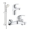 Комплект змішувачів для ванної кімнати Grohe BauCurve UA122217S0 Купити Комплект змішувачів для ванної кімнати Grohe BauCurve UA122217S0 в Києві vannaja.kiev.ua