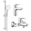 Набор смесителей для ванны Grohe BauLoop New 3 в 1, хром (UA123215M1) Купить Набор смесителей для ванны Grohe BauLoop New 3 в 1, хром (UA123215M1) в Киеве vannaja.kiev.ua