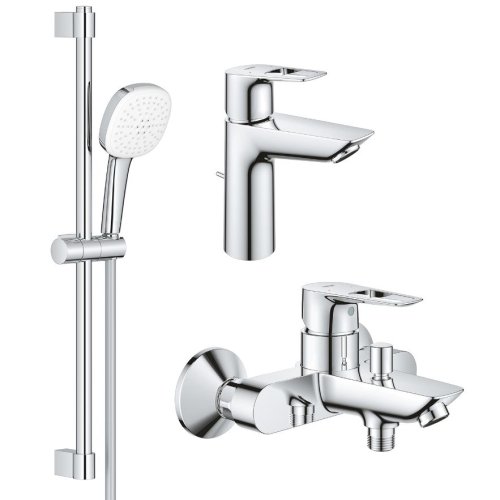 Набор смесителей для ванны Grohe BauLoop New 3 в 1, хром (UA123215M1) Купить Набор смесителей для ванны Grohe BauLoop New 3 в 1, хром (UA123215M1) в Киеве vannaja.kiev.ua