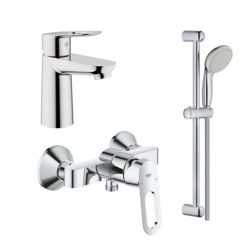 Комплект смесителей для ванной комнаты Grohe BauLoop New, хром (UA123220S1) Купить Комплект смесителей для ванной комнаты Grohe BauLoop New, хром (UA123220S1) в Киеве vannaja.kiev.ua