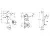 Купить Набор кранов для ванны, раковины и душ смесителей 3 в 1 Grohe UA123226M0 Euroeco New комплект, хром в Киеве vannaja.kiev.ua