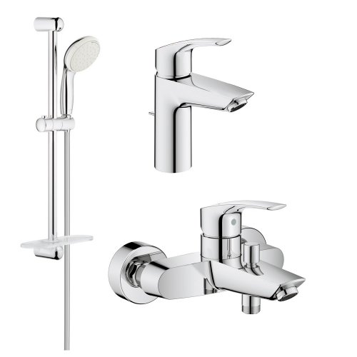 Комплект змішувачів для ванної кімнати Grohe Eurosmart New UA123238S0 Купити Комплект змішувачів для ванної кімнати Grohe Eurosmart New UA123238S0 в Києві vannaja.kiev.ua