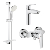 Комплект змішувачів для ванної кімнати Grohe Eurosmart New UA123244M0 Купити Комплект змішувачів для ванної кімнати Grohe Eurosmart New UA123244M0 в Києві vannaja.kiev.ua