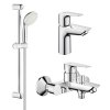 Комплект смесителей для ванной комнаты Grohe BauEdge New UA123365S0 Купить Комплект смесителей для ванной комнаты Grohe BauEdge New UA123365S0 в Киеве vannaja.kiev.ua