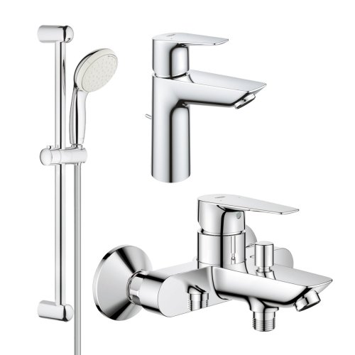 Комплект смесителей для ванной комнаты Grohe BauEdge New UA123367M0 Купить Комплект смесителей для ванной комнаты Grohe BauEdge New UA123367M0 в Киеве vannaja.kiev.ua