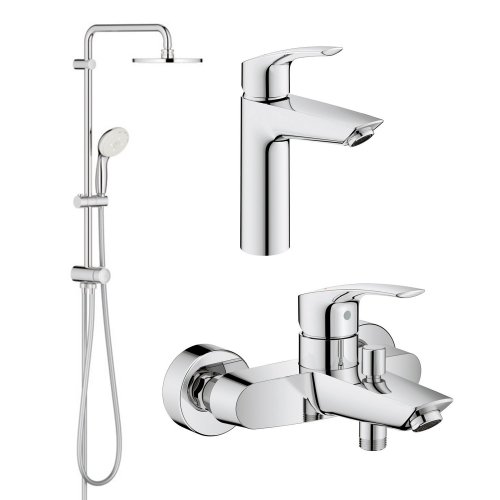 Комплект смесителей для ванной комнаты Grohe Eurosmart New UA123246R0 Купить Комплект смесителей для ванной комнаты Grohe Eurosmart New UA123246R0 в Киеве vannaja.kiev.ua