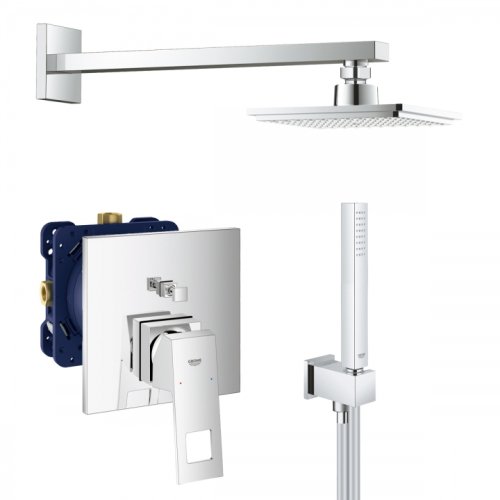 Купить Душевая система скрытого монтажа Grohe Eurocube, хром (UA2406200A) в Киеве vannaja.kiev.ua