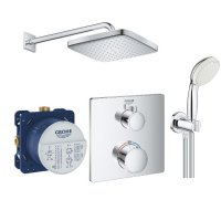 самый надежный душевой набор GROHE Tempesta II 27926001 2 режима струи качество высокое, хром