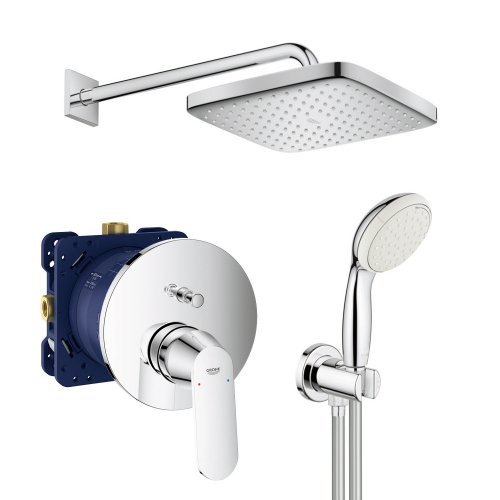 Купити душ прихованого монтажу душова система зі змішувачем Grohe Eurosmart Cosmopolitan New Tempesta 250 UA26415SC4 в Києві vannaja.kiev.ua