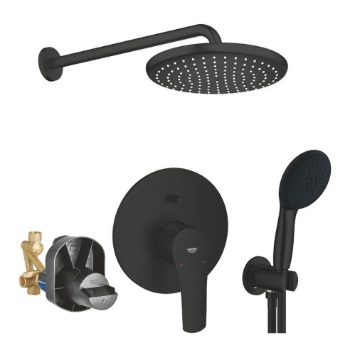 вбудована душ система Grohe чорна матова (UA26415SC8) Eurosmart Tempesta 250 набір комплект Купити вбудована душ система Grohe чорна матова (UA26415SC8) Eurosmart Tempesta 250 набір комплект в Києві vannaja.kiev.ua