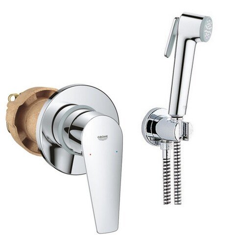 Купить Гигиеническую душу Grohe BauEdge UA28343001 Комплект Bau Edge Хром в Киеве vannaja.kiev.ua